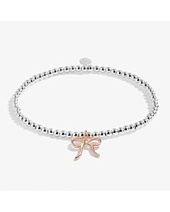 Joma Jewellery A Little You Are All Things Lovely Bracelet In Silver And Rose Gold Plating